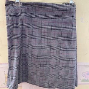 plaid skirt